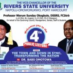 4th RIVERS STATE UNIVERSITY PUBLIC LECTURE